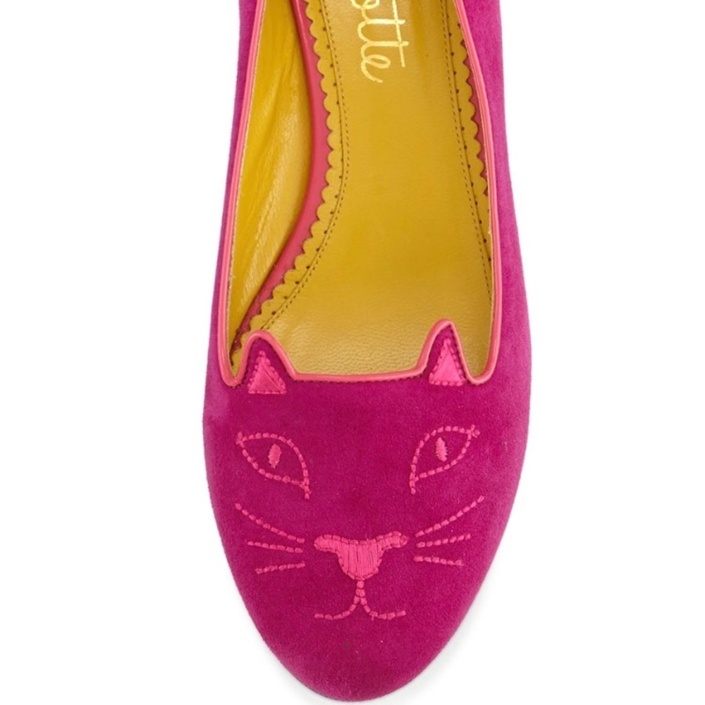 Charlotte Olympia Kitty Flats Size 11
