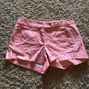Jcrew patterned chino shorts