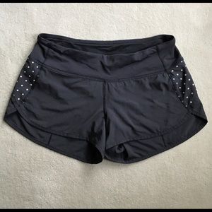 Lululemon speed shorts