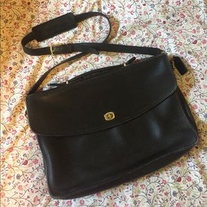 Coach leather briefcase
