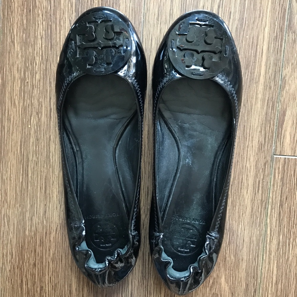 Tory Burch Patent Leather Reva Flats 8