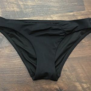 Black bathing suit bottoms
