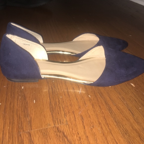 Navy Blue Flats - Picture 2 of 2