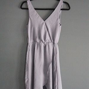 H&M Sleeveless Gray Dress