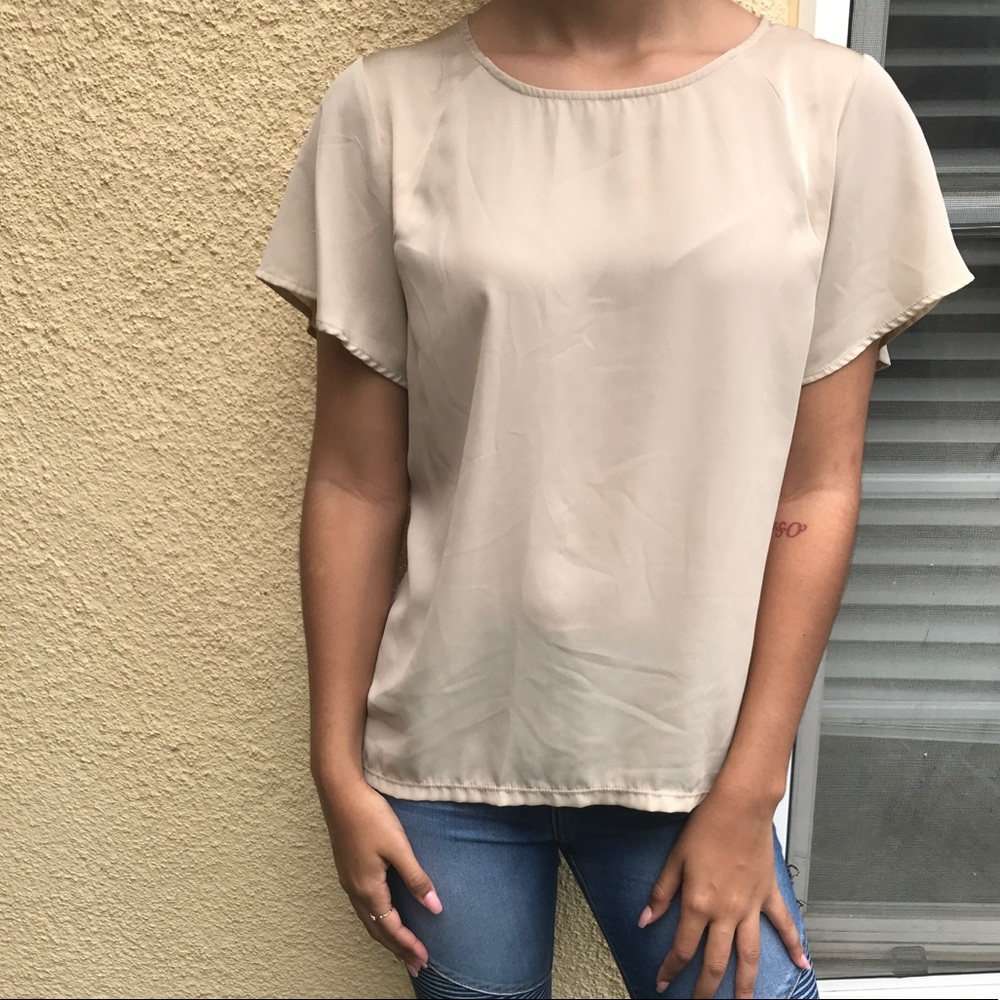 Beige Blouse