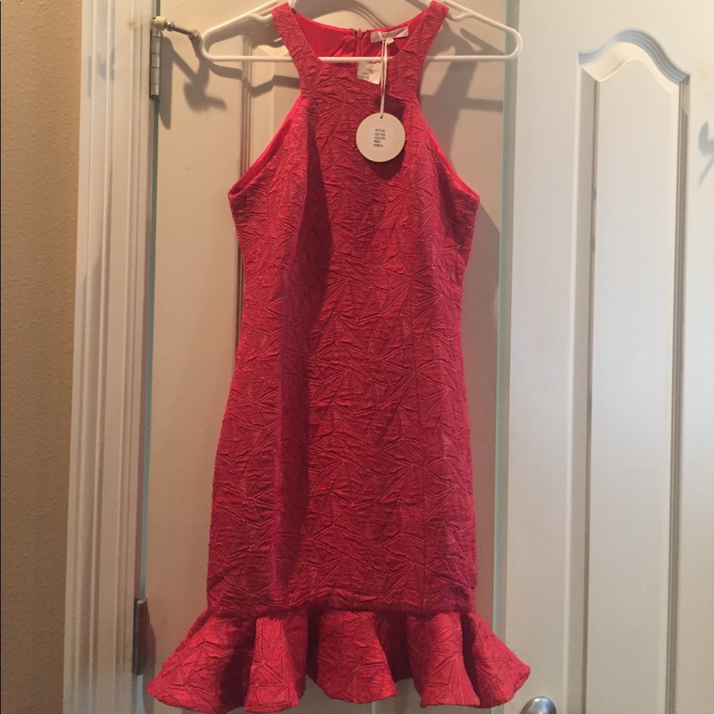Luxxel Ruby Red Cocktail or Homecoming Dress