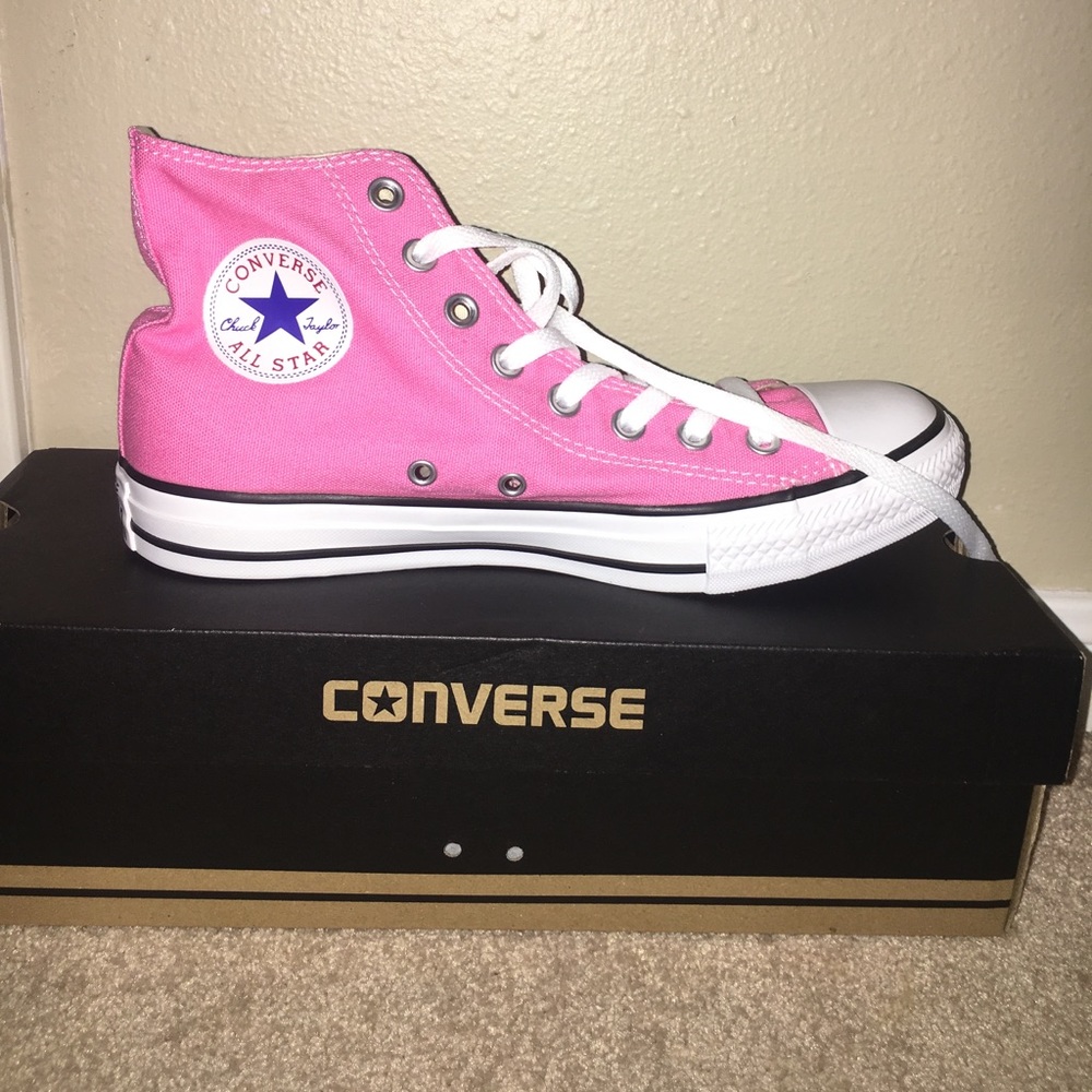 Pink High Top Converse