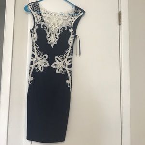 Lipsy London Lace Fitted Dress