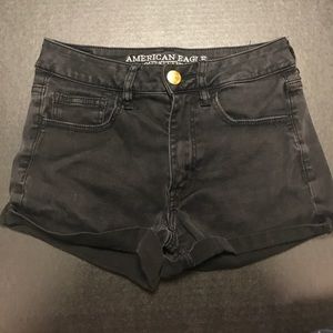 Black High Rise American Eagle Shorts