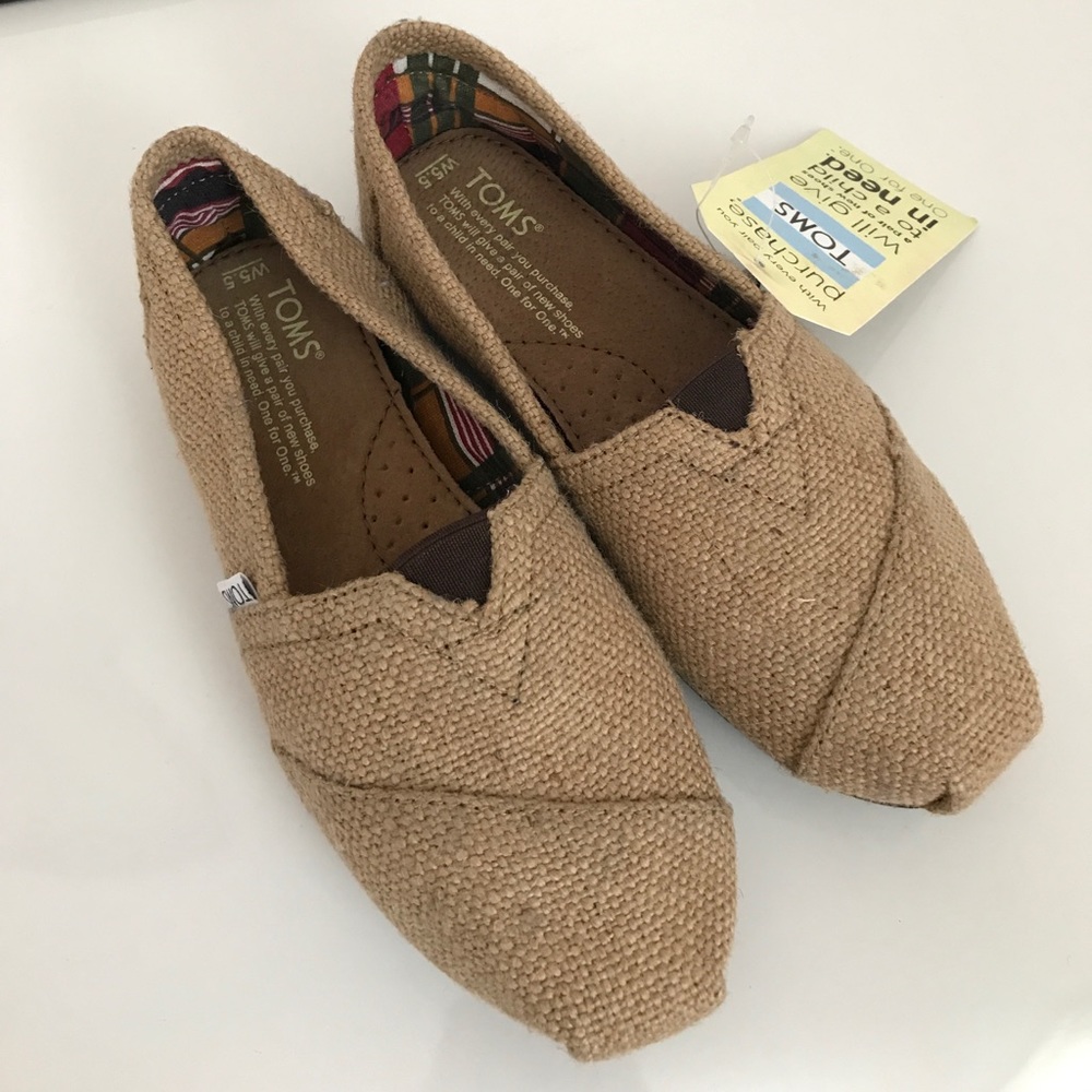 TOMS Burlap slip-on