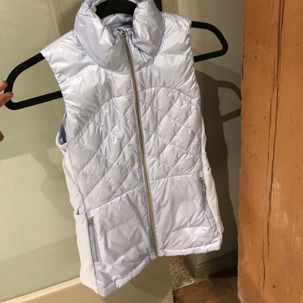 Ice blue lulu vest sold out