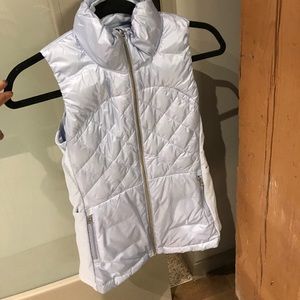 Ice blue lulu vest sold out
