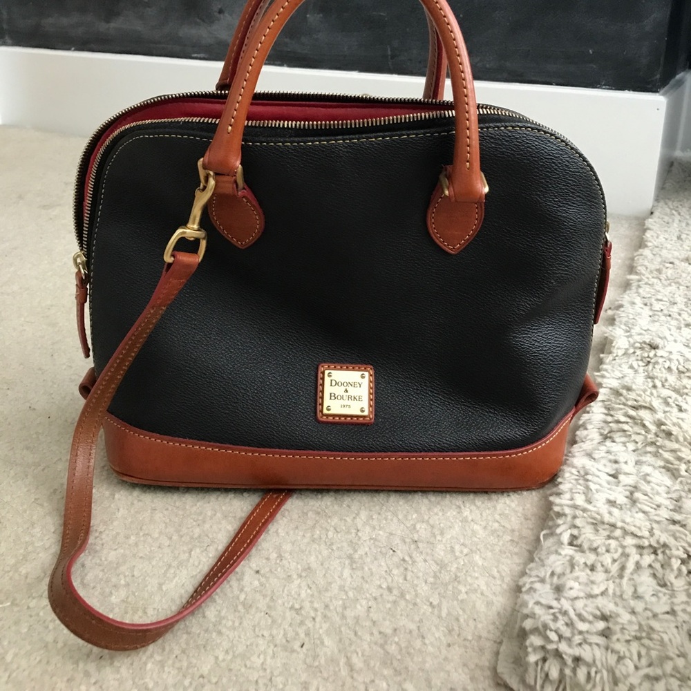 Dooney and Bourke Pebble Zip Zip Satchel