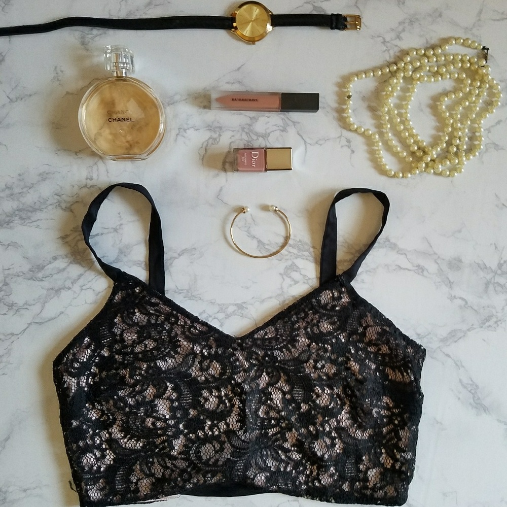 Express Lace Crop Top