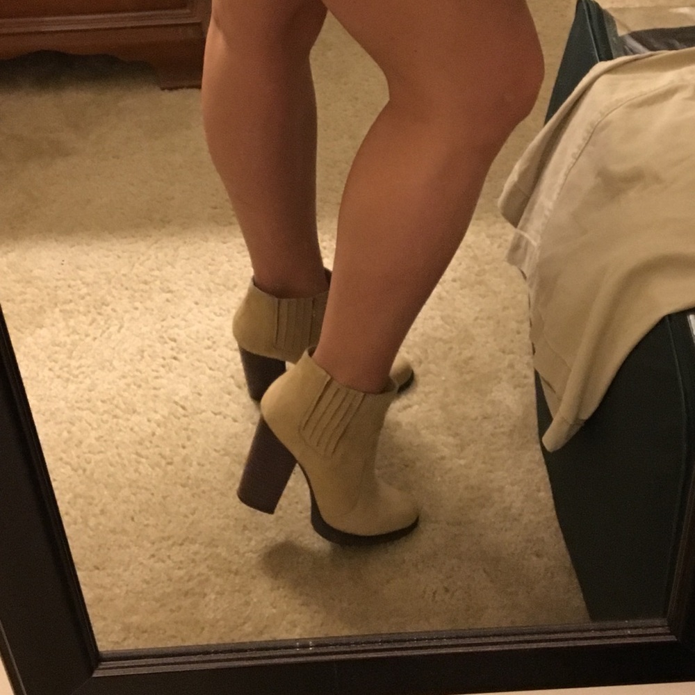 Zara heeled booties