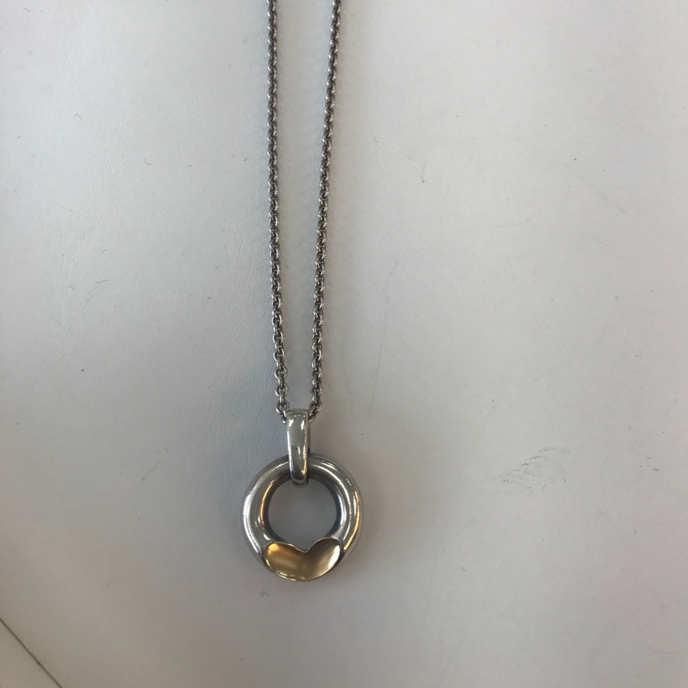 Movado heart necklace