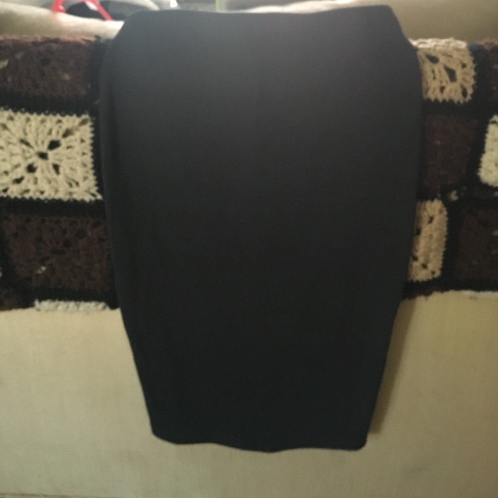 dark grey skirt