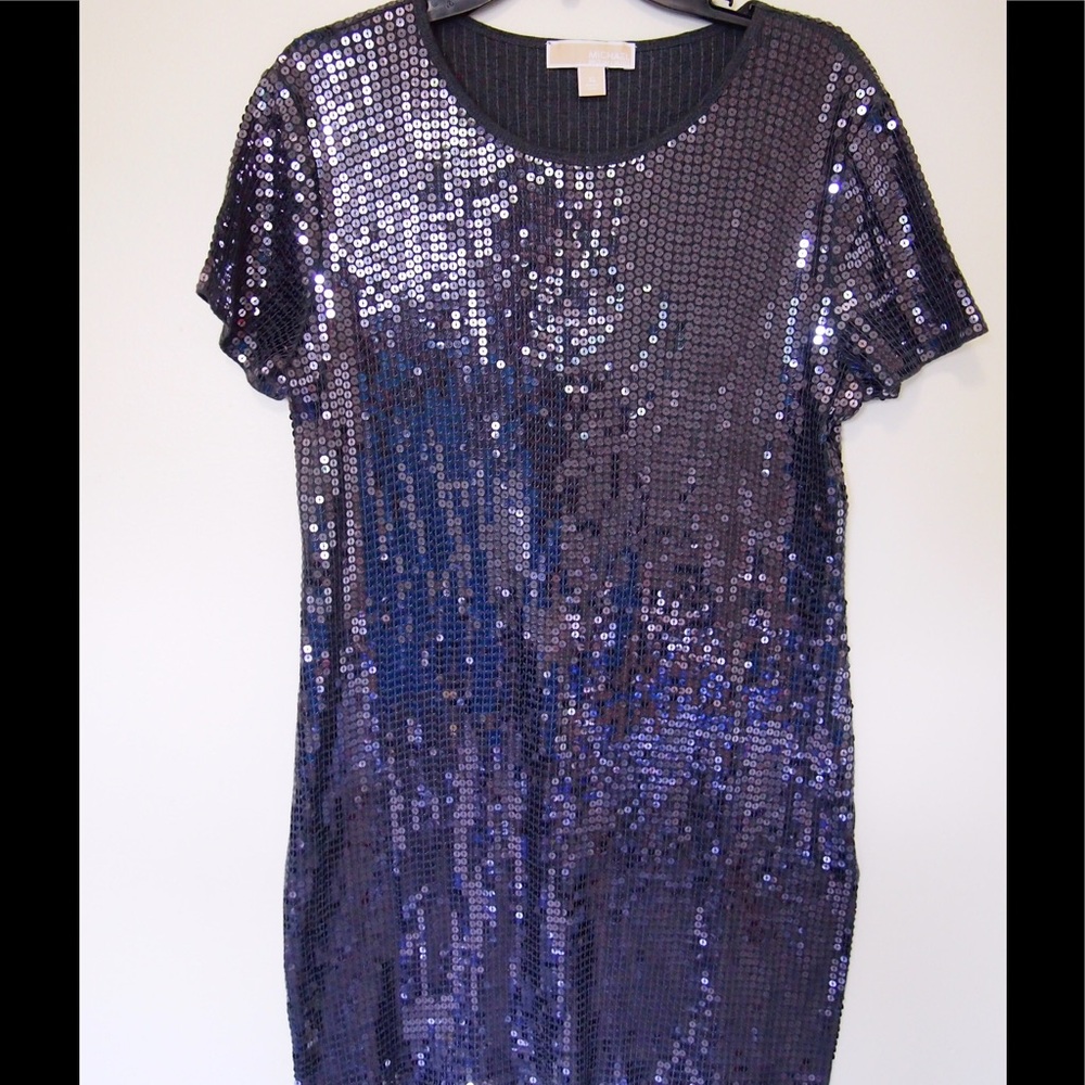 Michael Michael Kors Grey Sequin Dress Size XL
