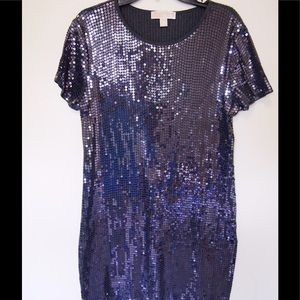 Michael Michael Kors Grey Sequin Dress Size XL