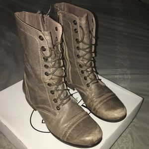 Steve Madden Troopa Leather Boots
