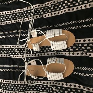 Strap up sandals