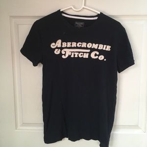 Abercrombie and Fitch logo graphic tee