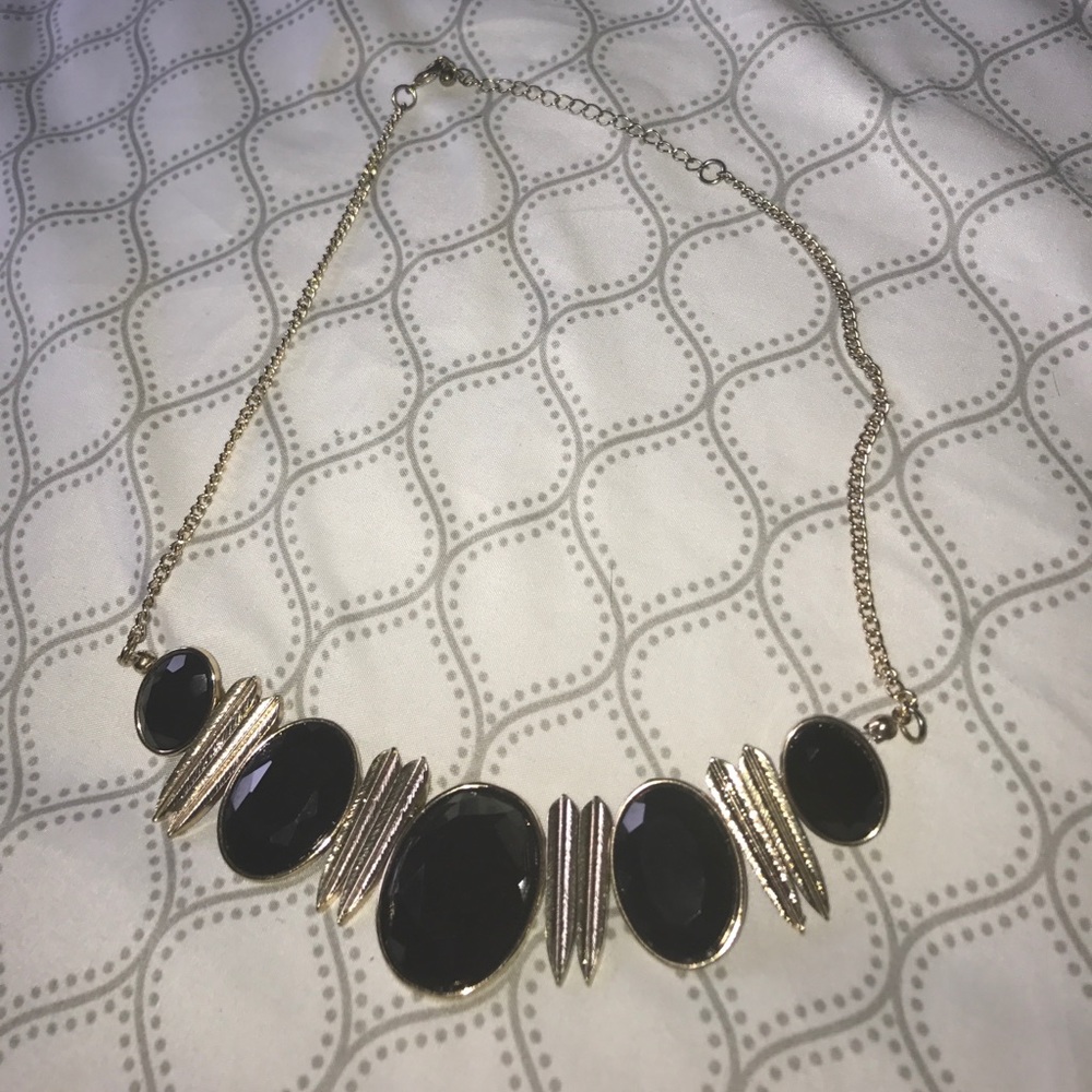 Black and Gold Necklace