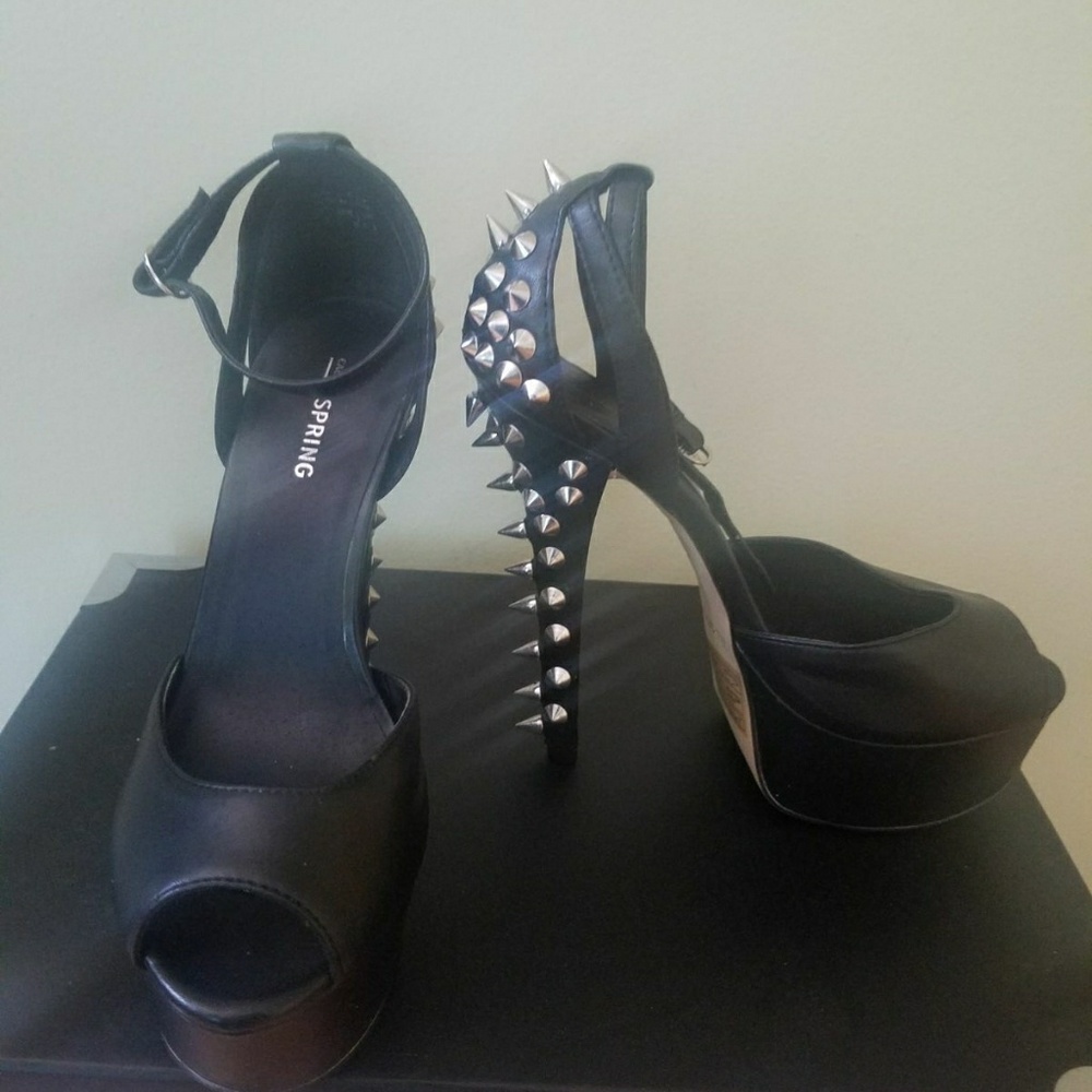 Black high heels