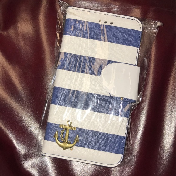 Nautical Blue&White iPhone6 Plus Phone Case - Picture 3 of 4