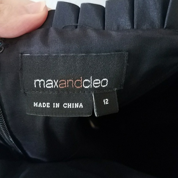 Strapless Black Max and Cleo dress - Picture 4 of 4