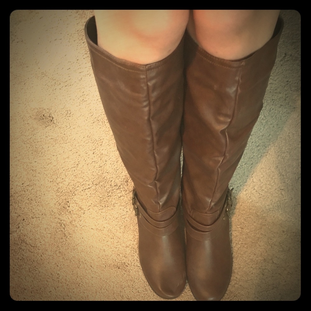 Brown Leather Boots