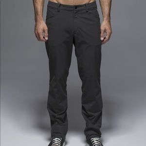 Mens Lululemon ABC pants. Olive Green. 34 32