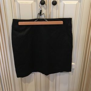 Black banana republic jacquard print skirt