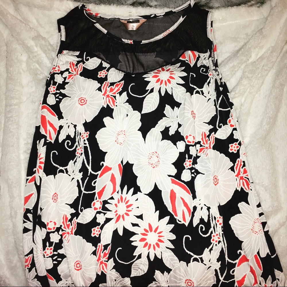 Floral high scolds dress