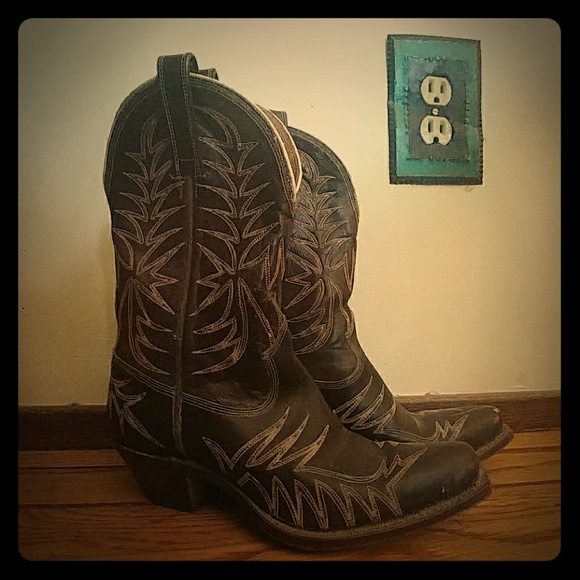 **NOT FOR SALE** Acme Custom Vintage Cowboy Boots - Picture 1 of 8