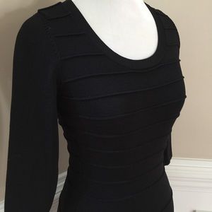 MNG black bodycon dress size XS