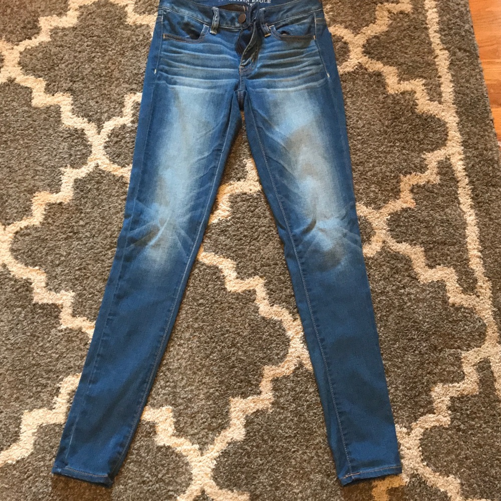 American eagle mid rise jeggings