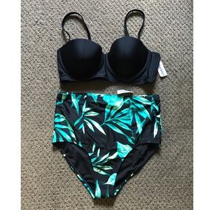 High waisted swim suit 💕