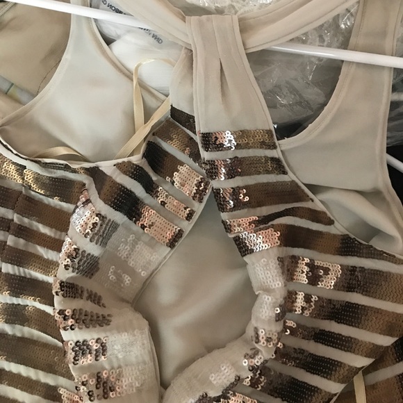 Elegant BCBG Maxazria Sequins Gown. Sz XS - Picture 5 of 8