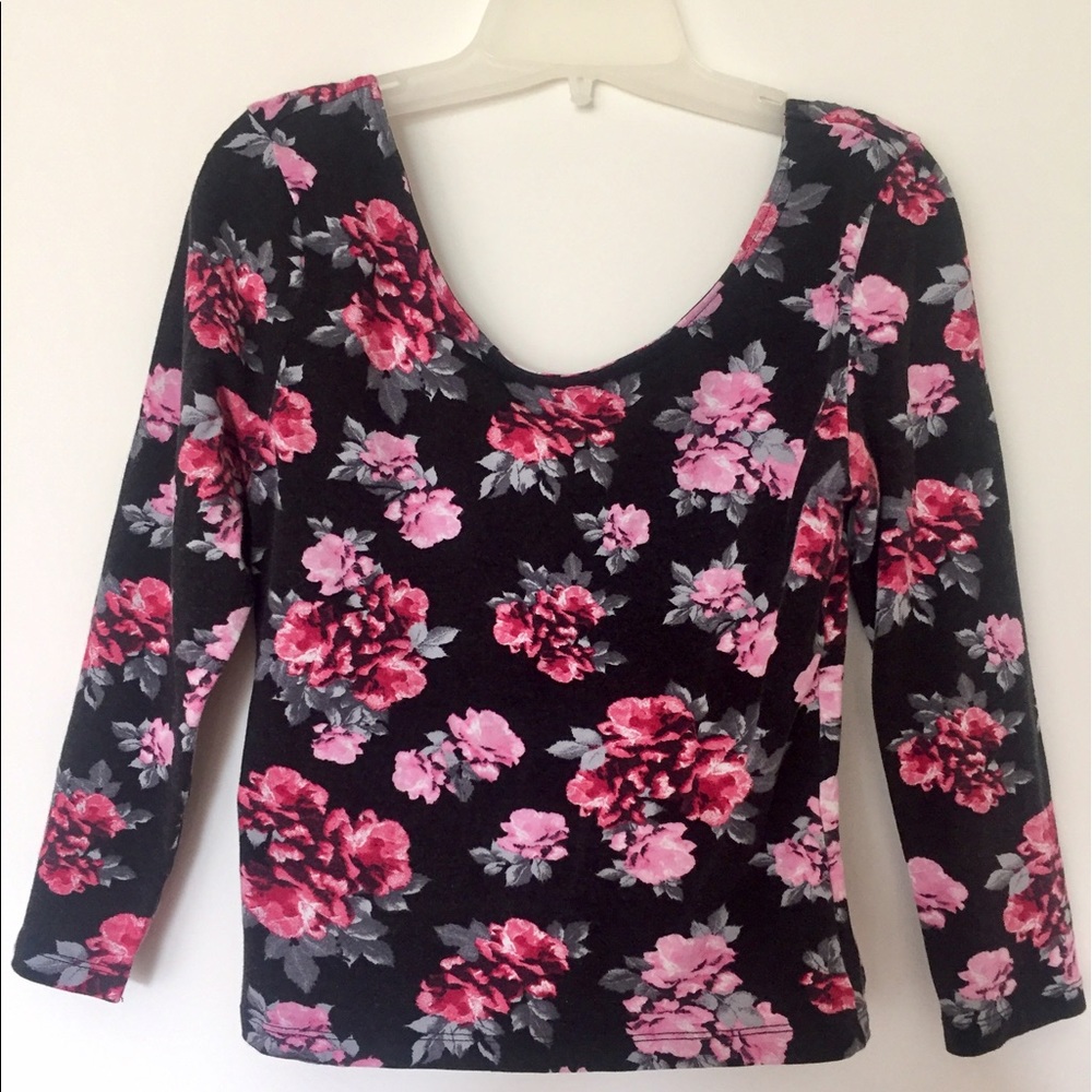 Floral crop top