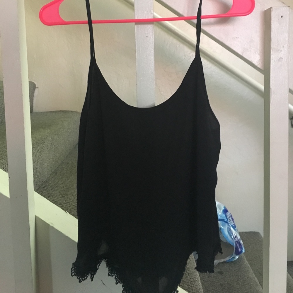 black tank top