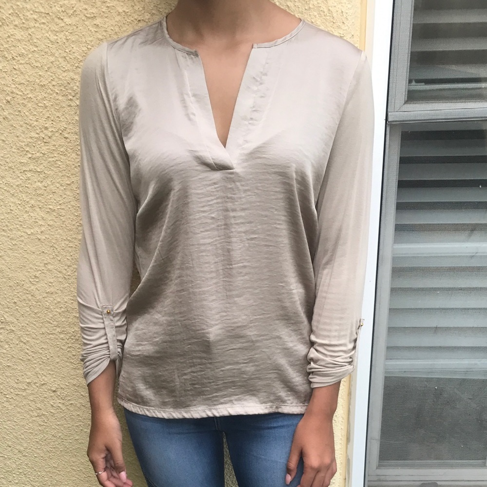 Tan Blouse