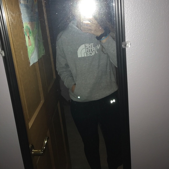 The North Face gray hoodie sweatshirt - Picture 4 of 4