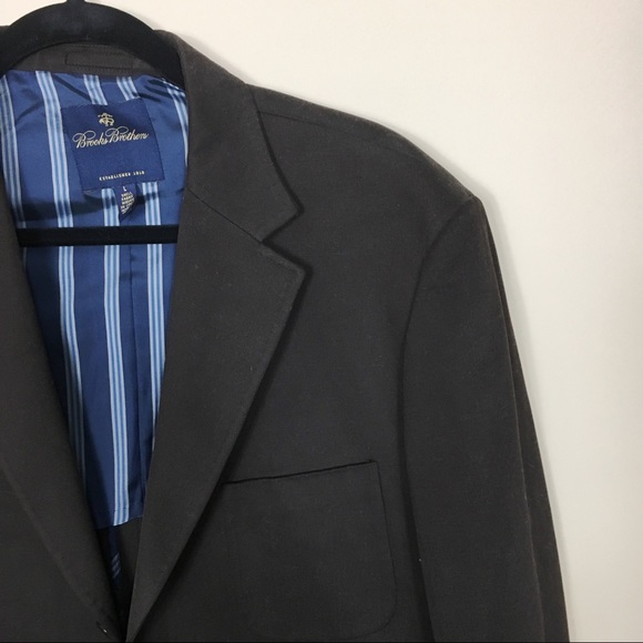 Banana Republic Dark Brown Cotton Sports Coat L - Picture 3 of 6