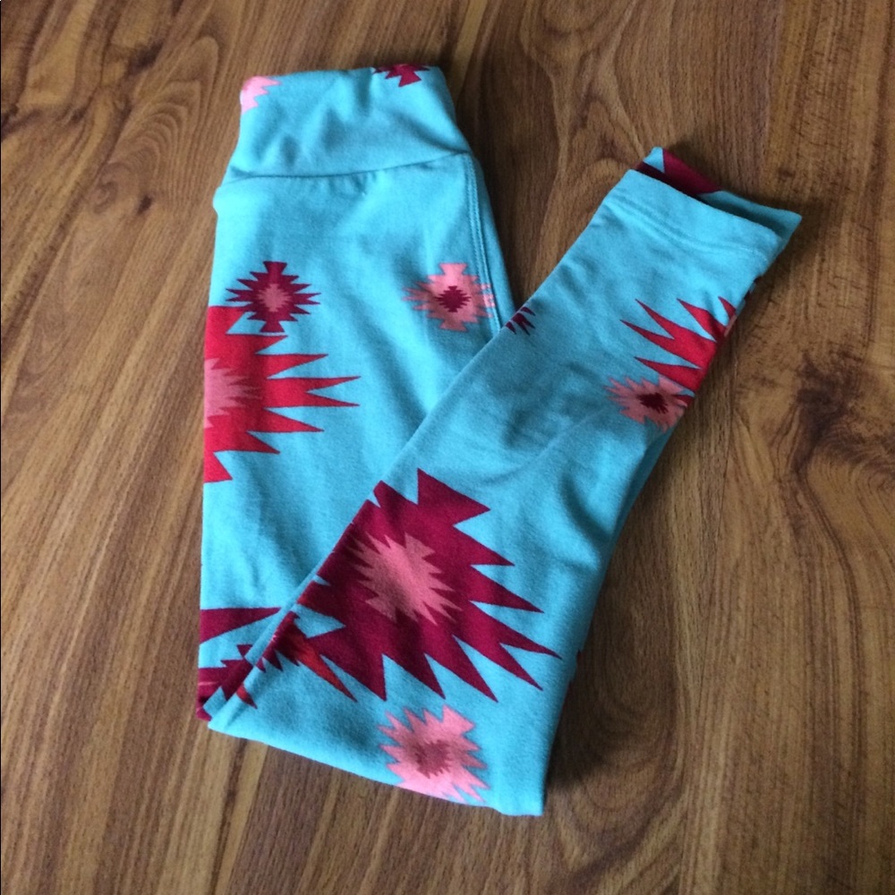 LuLaRoe kids' s/m Aztec leggings