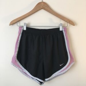 Black and Pink Nike Dry Fit Running Shorts