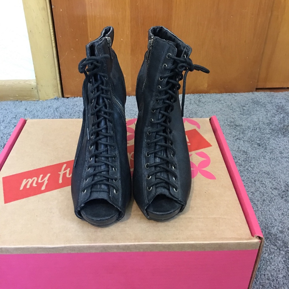 Lace up heels