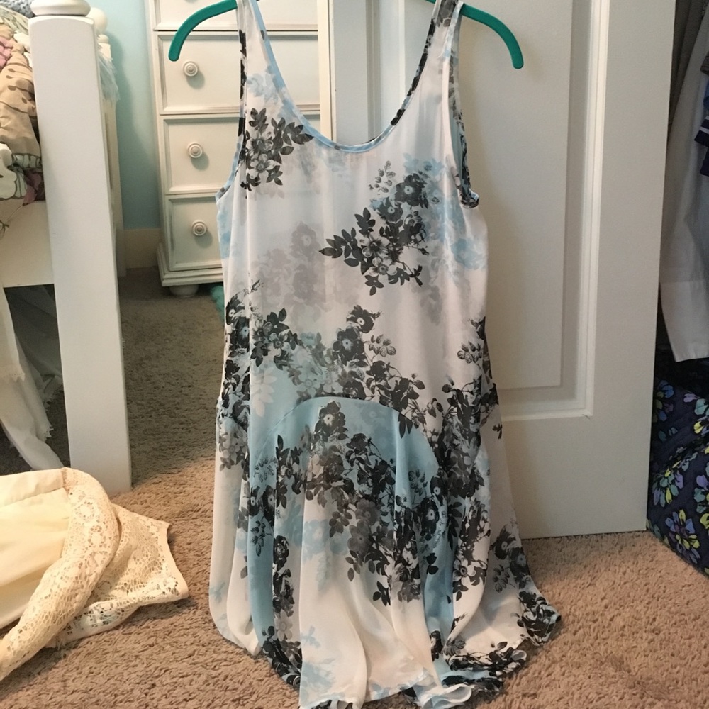 Blue & White Floral June & Hudson Dress