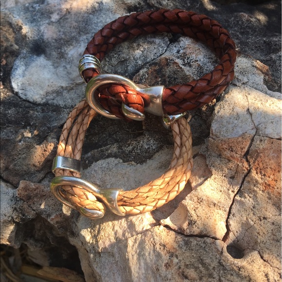 Jewelry - Bundle Connie M 4 and 2 strand leather bracelets