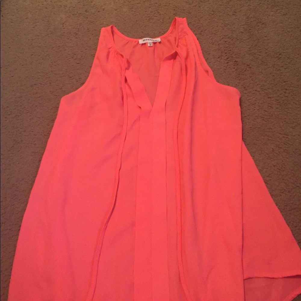 Hot pink blouse
